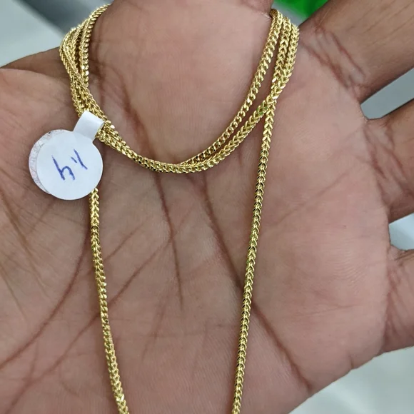 10kt Real Gold Franco Chain 1.4mm 20 Inches